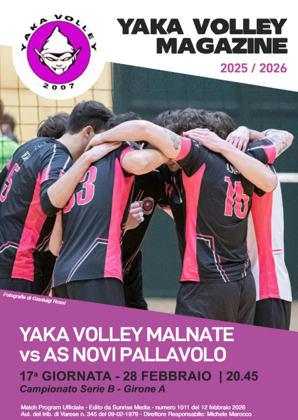 Match Program Yaka Volley Malnate